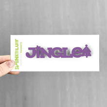 Load image into Gallery viewer, Spunky Fluff Proudly handmade in South Dakota, USA Purple Jingle-Tiny Word Magnet
