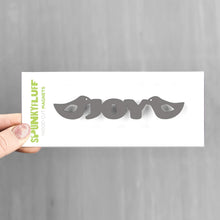 Load image into Gallery viewer, Spunky Fluff Proudly handmade in South Dakota, USA Charcoal Gray Joy-Tiny Word Magnet
