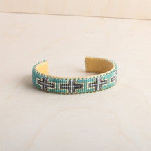 Load image into Gallery viewer, Etkie Jewelry Juliayn Beaded Glass Cuff - Small
