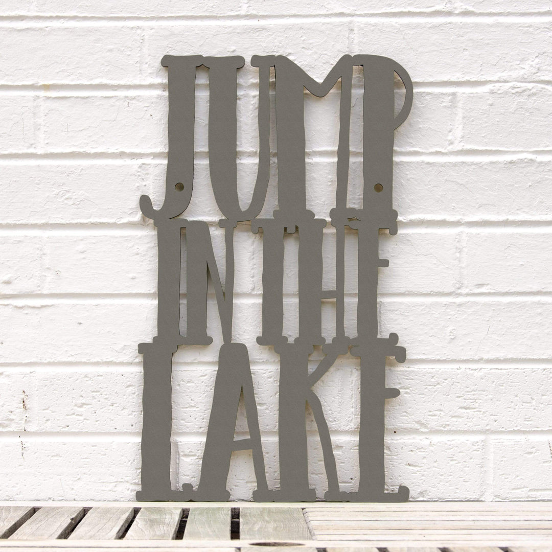 Spunky Fluff Proudly handmade in South Dakota, USA Medium / Charcoal Gray Jump in the Lake