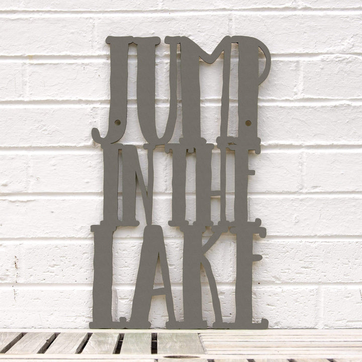 Spunky Fluff Proudly handmade in South Dakota, USA Medium / Charcoal Gray Jump in the Lake