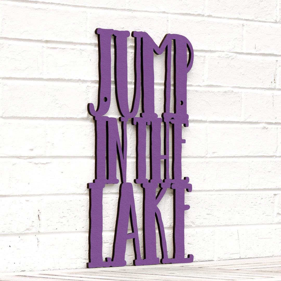 Spunky Fluff Proudly handmade in South Dakota, USA Medium / Purple Jump in the Lake