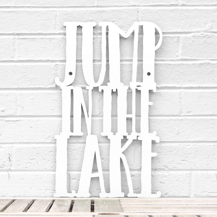 Spunky Fluff Proudly handmade in South Dakota, USA Medium / White Jump in the Lake