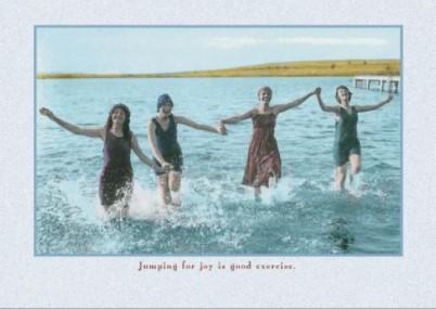 Sugarhouse Greetings Cards Jumping for Joy Card