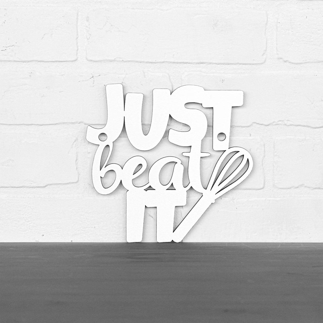 Spunky Fluff Proudly handmade in South Dakota, USA Medium / White Just Beat It