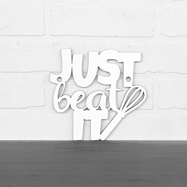Spunky Fluff Proudly handmade in South Dakota, USA Medium / White Just Beat It