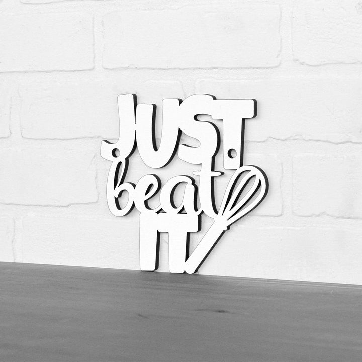 Spunky Fluff Proudly handmade in South Dakota, USA Small / White Just Beat It