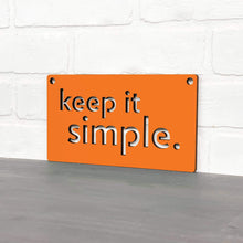Load image into Gallery viewer, Spunky Fluff Proudly handmade in South Dakota, USA Small / Orange Keep It Simple
