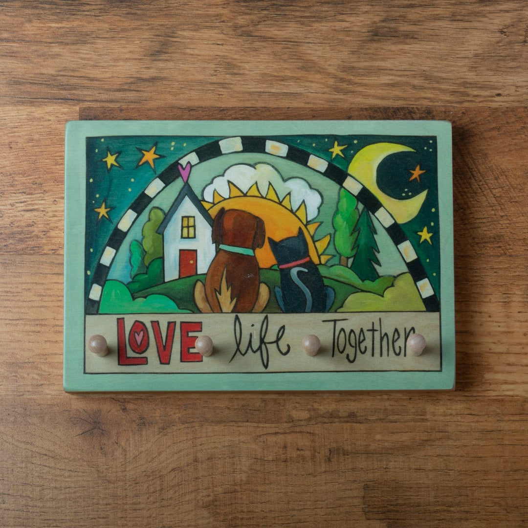 Sticks Key Ring Plaque - Best Friends