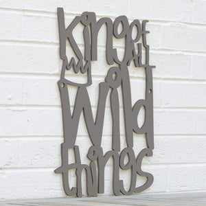 Spunky Fluff Proudly handmade in South Dakota, USA Medium / Charcoal Gray King of all the Wild Things