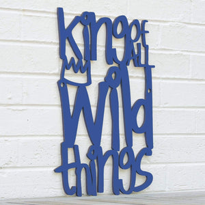 Spunky Fluff Proudly handmade in South Dakota, USA Medium / Cobalt Blue King of all the Wild Things