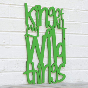 Spunky Fluff Proudly handmade in South Dakota, USA Medium / Grass Green King of all the Wild Things