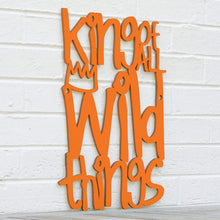 Load image into Gallery viewer, Spunky Fluff Proudly handmade in South Dakota, USA Medium / Orange King of all the Wild Things
