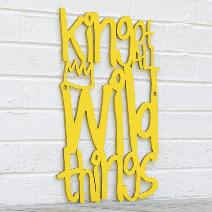 Spunky Fluff Proudly handmade in South Dakota, USA Medium / Yellow King of all the Wild Things