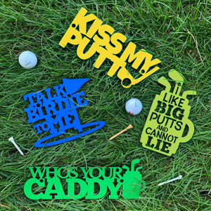 Spunky Fluff Proudly handmade in South Dakota, USA Kiss My Putt