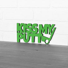 Load image into Gallery viewer, Spunky Fluff Proudly handmade in South Dakota, USA Small / Grass Green Kiss My Putt
