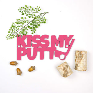 Spunky Fluff Proudly handmade in South Dakota, USA Small / Magenta Kiss My Putt