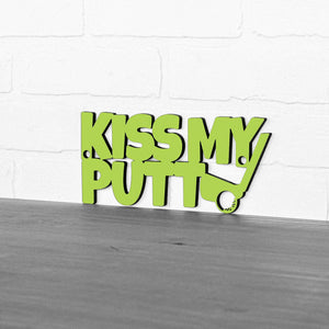 Spunky Fluff Proudly handmade in South Dakota, USA Small / Pear Green Kiss My Putt