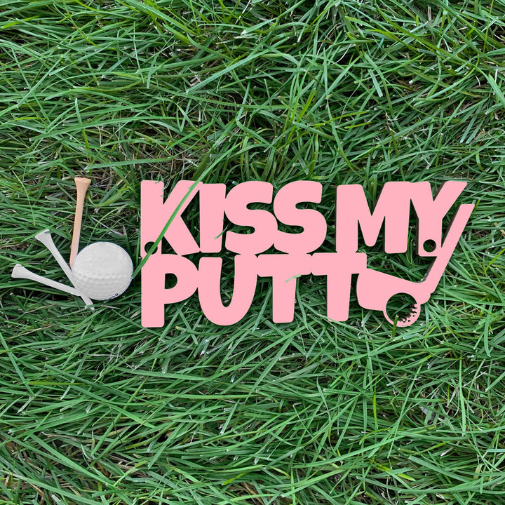 Spunky Fluff Proudly handmade in South Dakota, USA Small / Pink Kiss My Putt