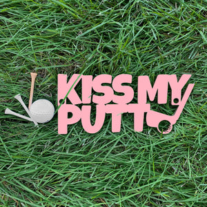 Spunky Fluff Proudly handmade in South Dakota, USA Small / Pink Kiss My Putt