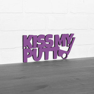 Spunky Fluff Proudly handmade in South Dakota, USA Small / Purple Kiss My Putt