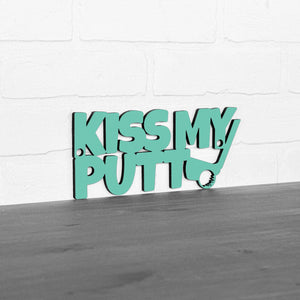 Spunky Fluff Proudly handmade in South Dakota, USA Small / Turquoise Kiss My Putt