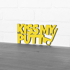 Spunky Fluff Proudly handmade in South Dakota, USA Small / Yellow Kiss My Putt