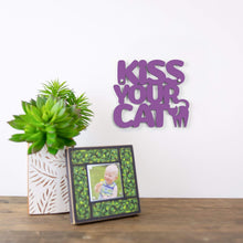 Load image into Gallery viewer, Spunky Fluff Proudly handmade in South Dakota, USA Small / Purple Kiss Your Cat
