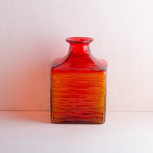 Load image into Gallery viewer, Blenko Tangerine Large Block Bud Vase
