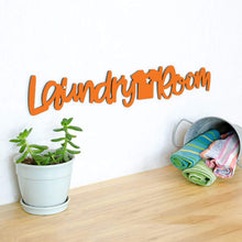 Load image into Gallery viewer, Spunky Fluff Proudly handmade in South Dakota, USA Medium / Orange Laundry Room
