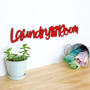 Spunky Fluff Proudly handmade in South Dakota, USA Medium / Red Laundry Room