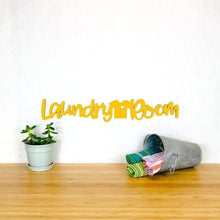 Load image into Gallery viewer, Spunky Fluff Proudly handmade in South Dakota, USA Medium / Yellow Laundry Room
