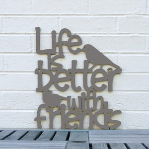 Spunky Fluff Proudly handmade in South Dakota, USA Medium / Charcoal Gray Life is Better With Friends