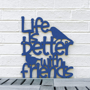 Spunky Fluff Proudly handmade in South Dakota, USA Medium / Cobalt Blue Life is Better With Friends