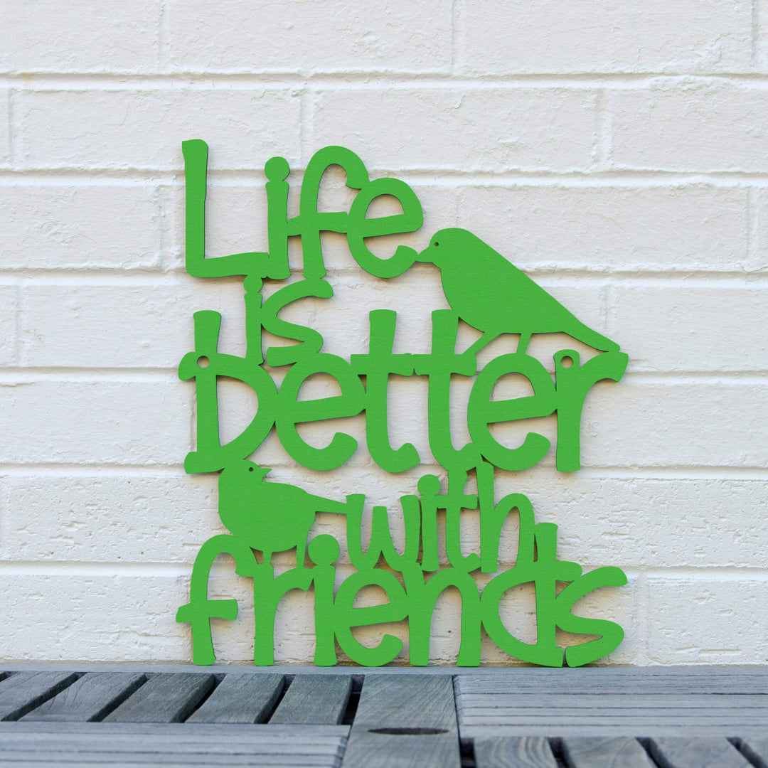 Spunky Fluff Proudly handmade in South Dakota, USA Medium / Grass Green Life is Better With Friends