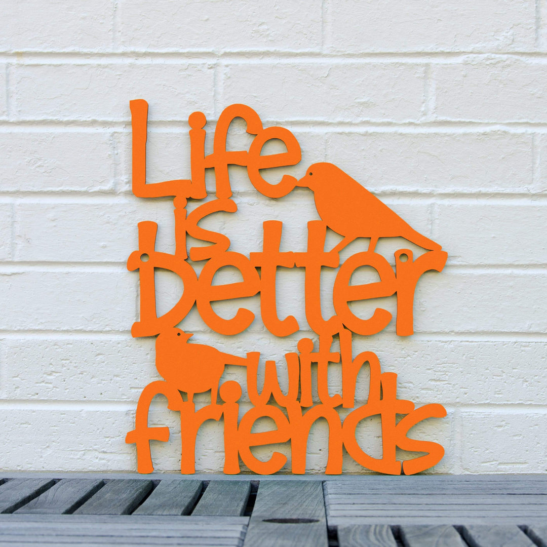 Spunky Fluff Proudly handmade in South Dakota, USA Medium / Orange Life is Better With Friends