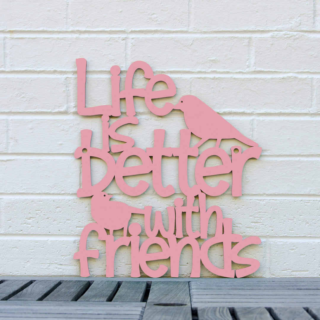 Spunky Fluff Proudly handmade in South Dakota, USA Medium / Pink Life is Better With Friends