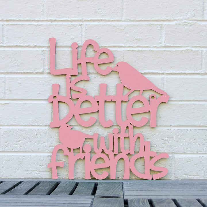 Spunky Fluff Proudly handmade in South Dakota, USA Medium / Pink Life is Better With Friends