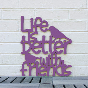 Spunky Fluff Proudly handmade in South Dakota, USA Medium / Purple Life is Better With Friends