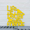 Spunky Fluff Proudly handmade in South Dakota, USA Medium / Yellow Life is Better With Friends