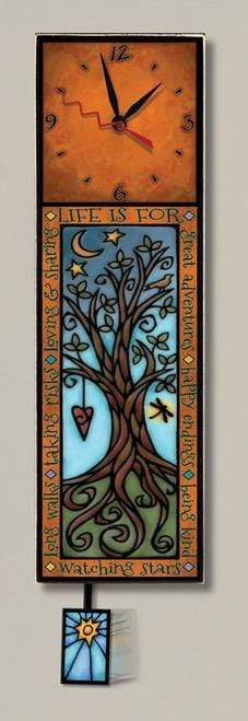 Spooner Creek Proudly Handmade in Wisconsin, USA Life Is For Clock
