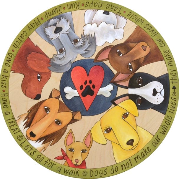 Sticks Proudly Handmade in Iowa, USA Life With Dogs Lazy Susan