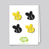 Spunky Fluff Proudly handmade in South Dakota, USA Limited Edition Bumble Bee Mini Magnets