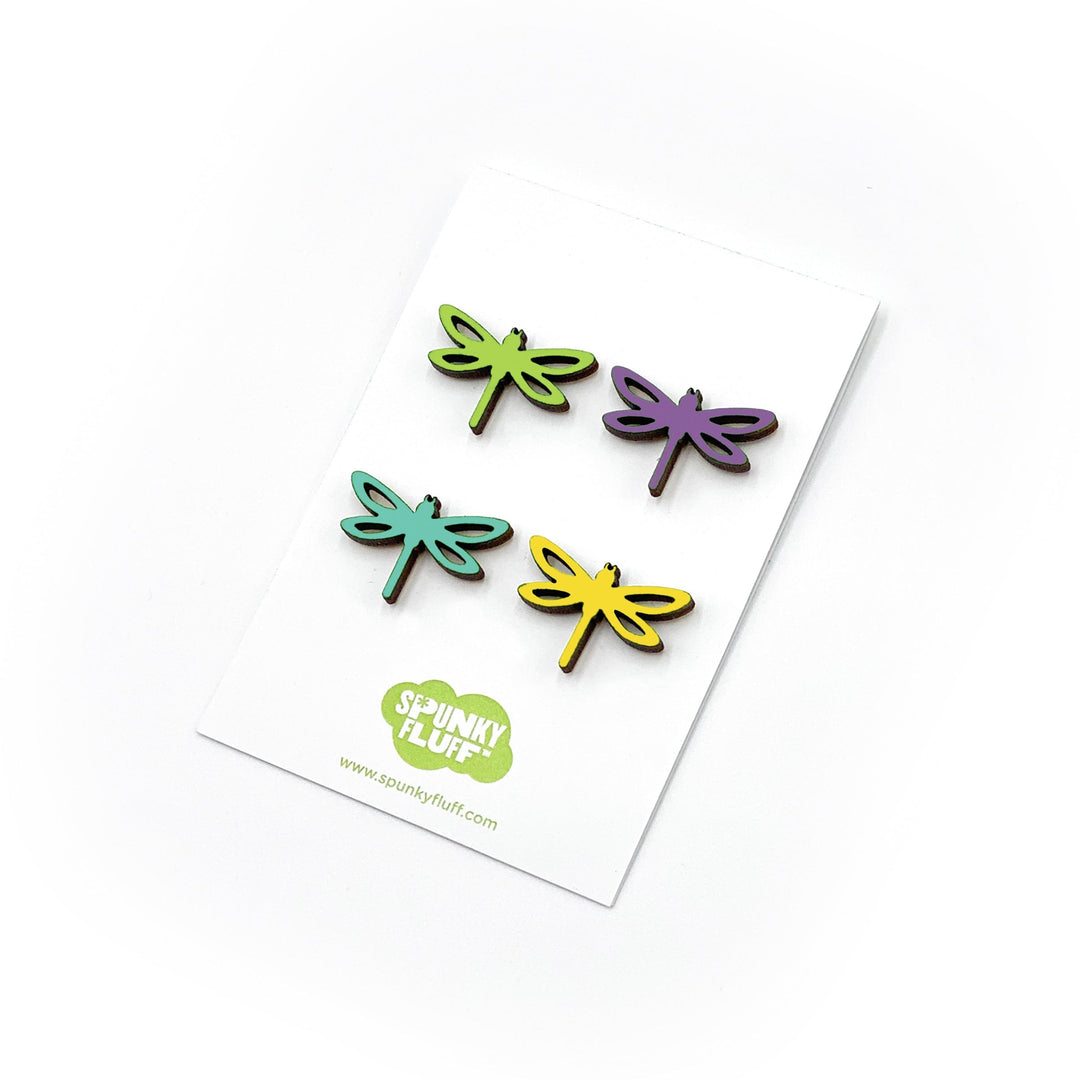 Spunky Fluff Proudly handmade in South Dakota, USA Limited Edition Dragonfly Mini Magnets
