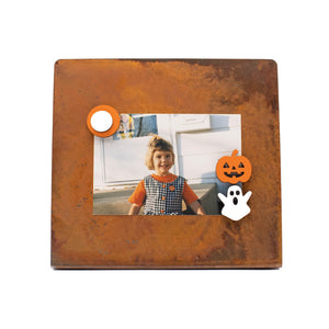 Spunky Fluff Proudly handmade in South Dakota, USA Limited Edition Ghost and Jack-O-Lantern Magnets, Small