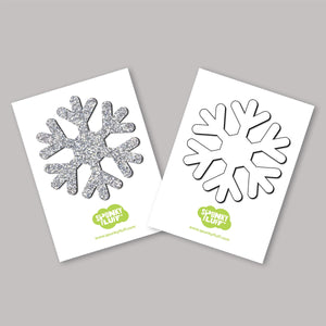 Spunky Fluff Proudly handmade in South Dakota, USA Limited Edition Snowflake Magnet, Large