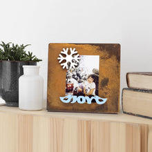 Load image into Gallery viewer, Spunky Fluff Proudly handmade in South Dakota, USA Limited Edition Snowflake Magnet, Large
