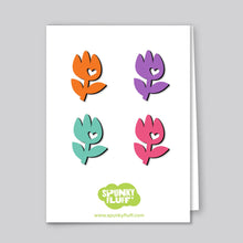 Load image into Gallery viewer, Spunky Fluff Proudly handmade in South Dakota, USA Limited Edition Tulip Mini Magnets
