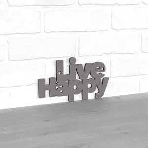 Spunky Fluff Proudly handmade in South Dakota, USA Small / Charcoal Gray Live Happy