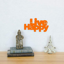 Load image into Gallery viewer, Spunky Fluff Proudly handmade in South Dakota, USA Small / Orange Live Happy
